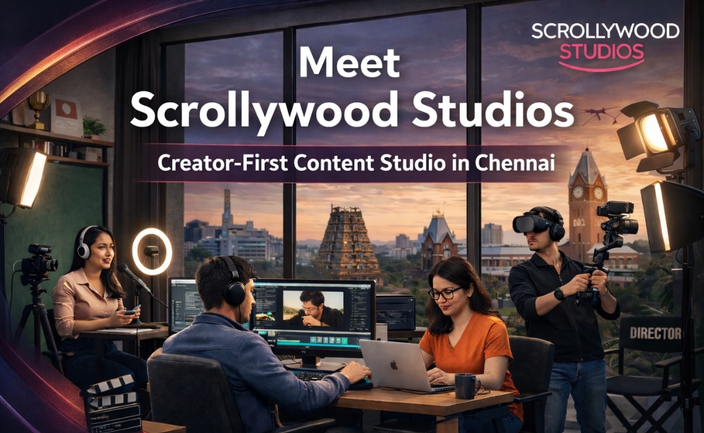 Professional Reels Shoot Studio in Chennai for creators, podcasts and brand videos